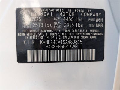 2025 Hyundai SONATA SE