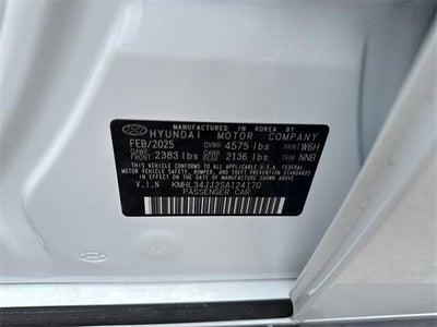 2025 Hyundai SONATA HYBRID SEL