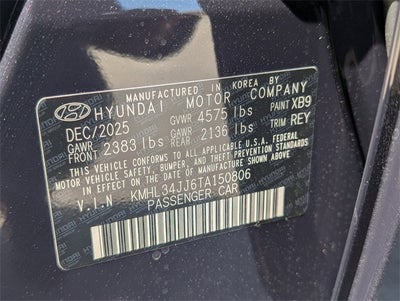 2026 Hyundai SONATA HYBRID SEL
