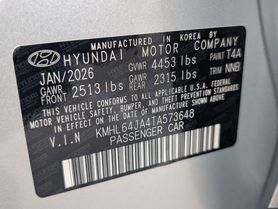 2026 Hyundai SONATA SEL Sport