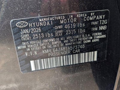 2026 Hyundai SONATA SEL Sport