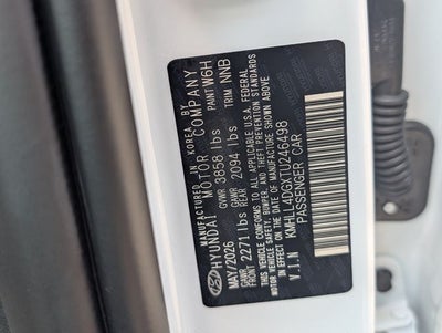2026 Hyundai ELANTRA SE