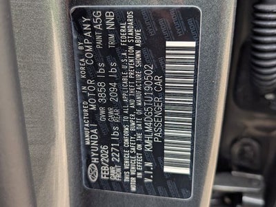 2026 Hyundai ELANTRA SEL Sport