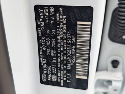 2026 Hyundai ELANTRA SEL Sport