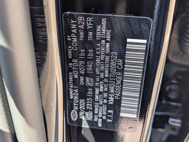 2026 Hyundai ELANTRA HYBRID Blue