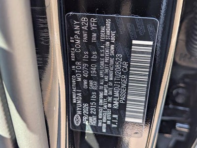 2026 Hyundai ELANTRA HYBRID Blue
