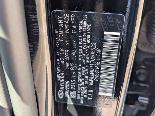 2026 Hyundai ELANTRA HYBRID Blue