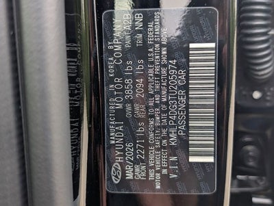 2026 Hyundai ELANTRA Limited