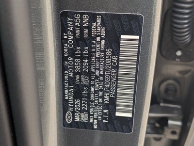 2026 Hyundai ELANTRA Limited