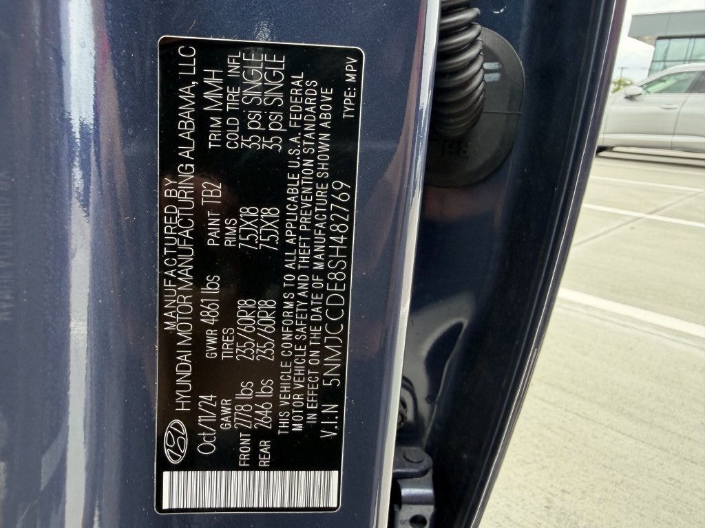 2025 Hyundai TUCSON SEL Convenience