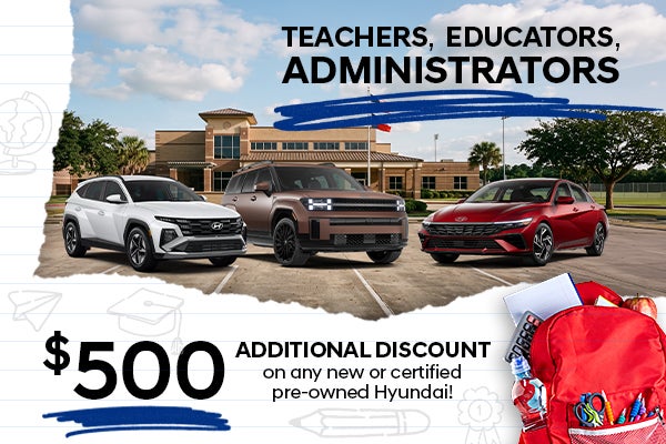 $500 Educator discount