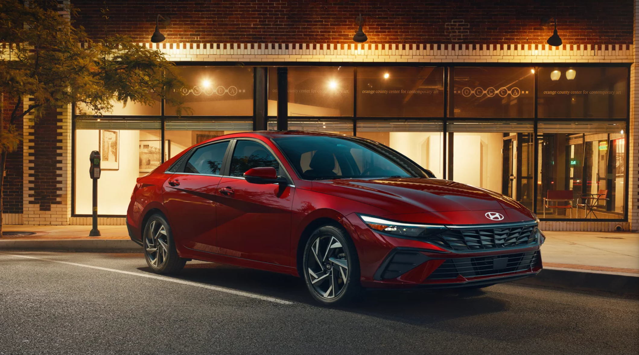 2026 Hyundai Elantra red exterior 