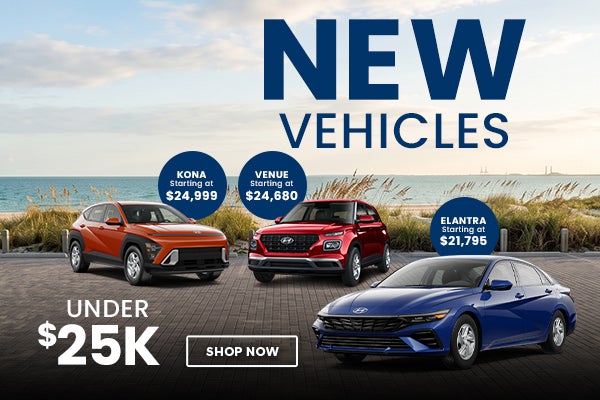 New Hyundai Under $25K