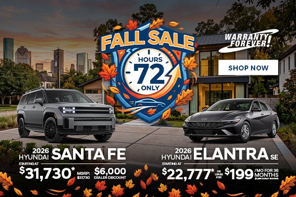 Fall Sale 72 Hours Only