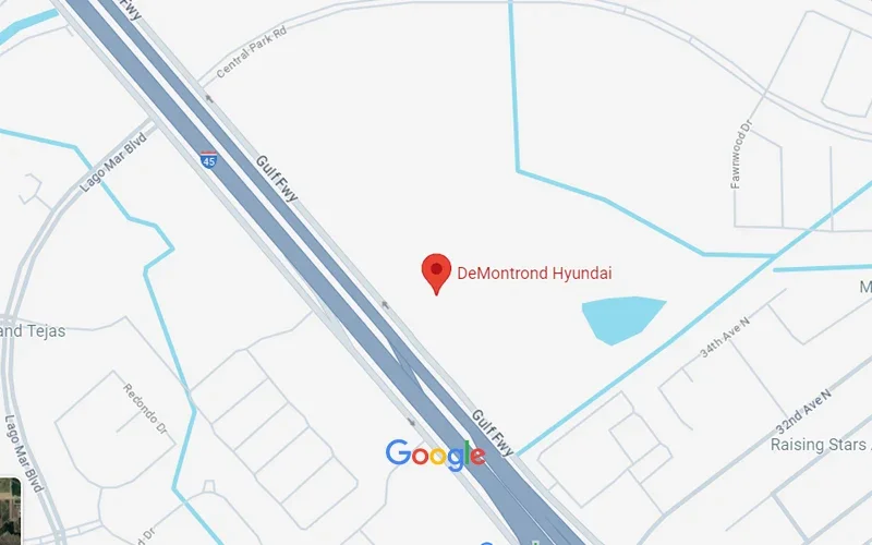 DeMontrond Hyundai in Texas City TX map